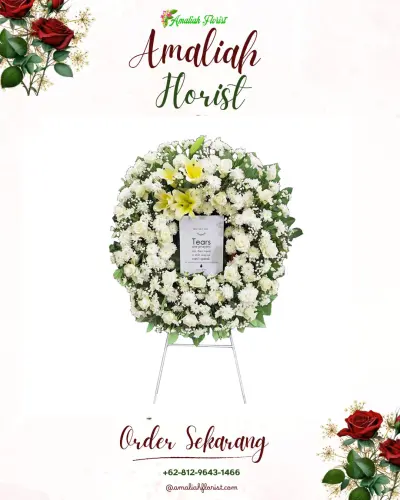 Krans Bunga Duka Cita di Gandusari