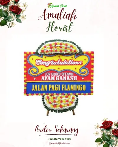 Bunga Papan Congratulation di Gandusari